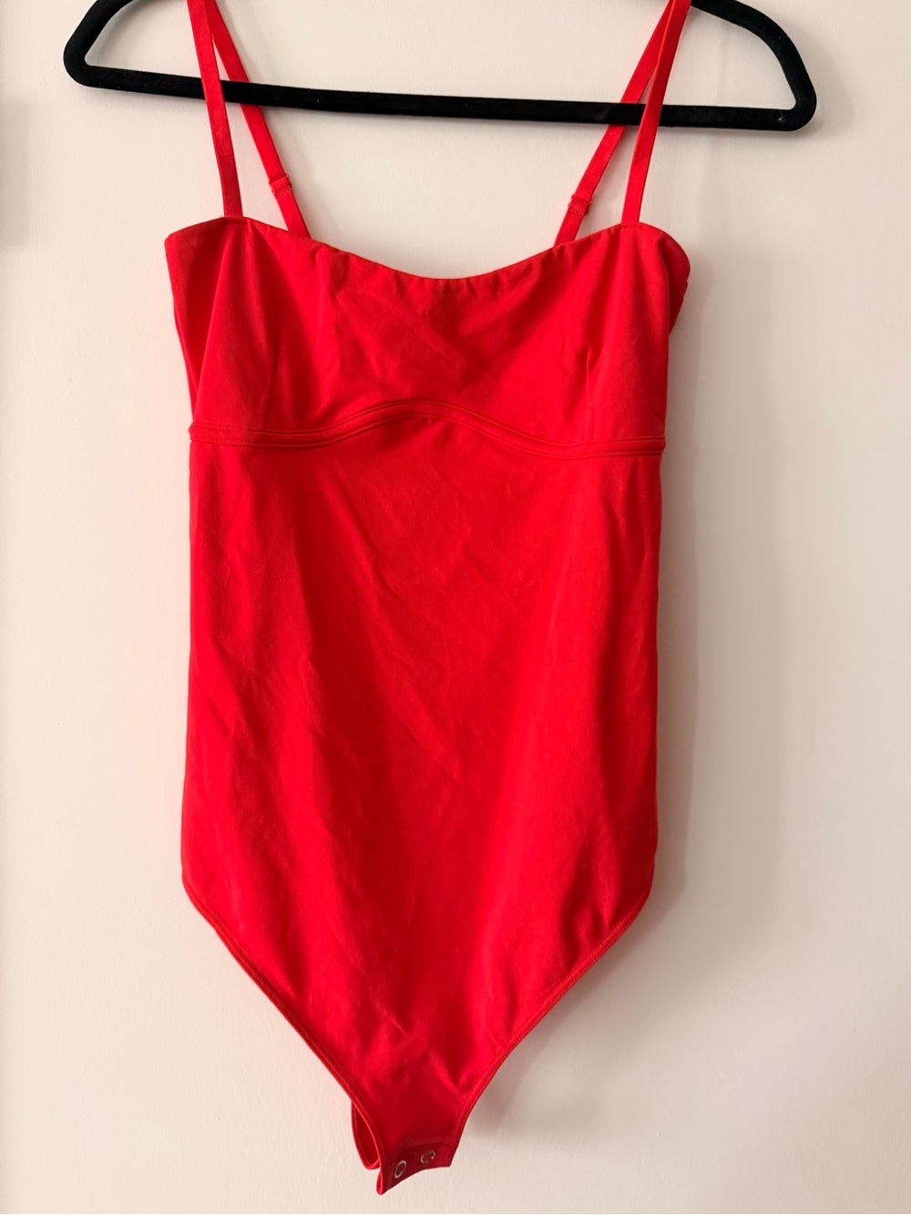 Red Strappy Bodysuit